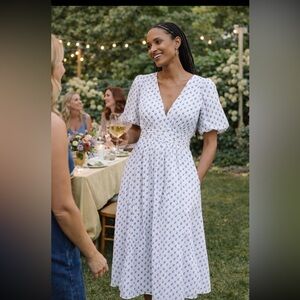 The Katerina Anthropologie NWT  Button-Front Dress: Textured Edition size 3X.